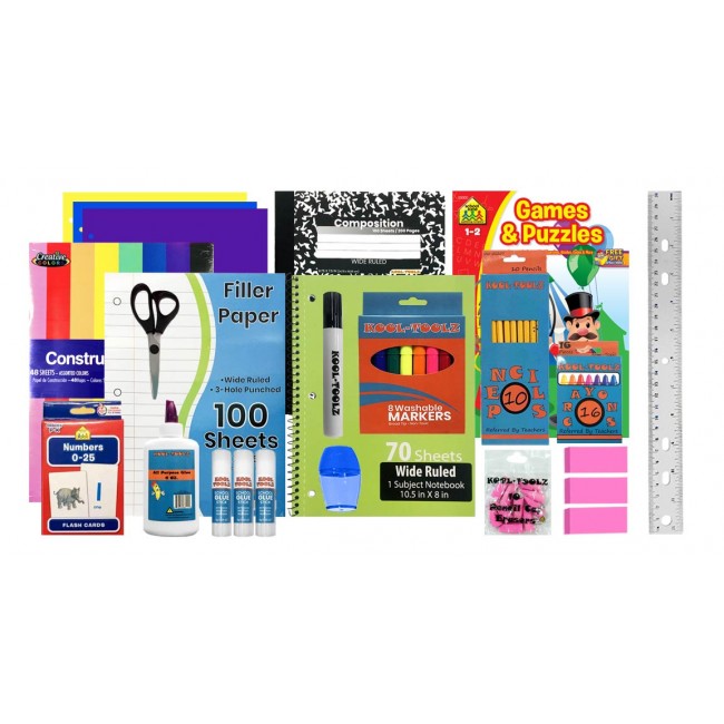 Wholesale 33 Pc. School Supply Kit