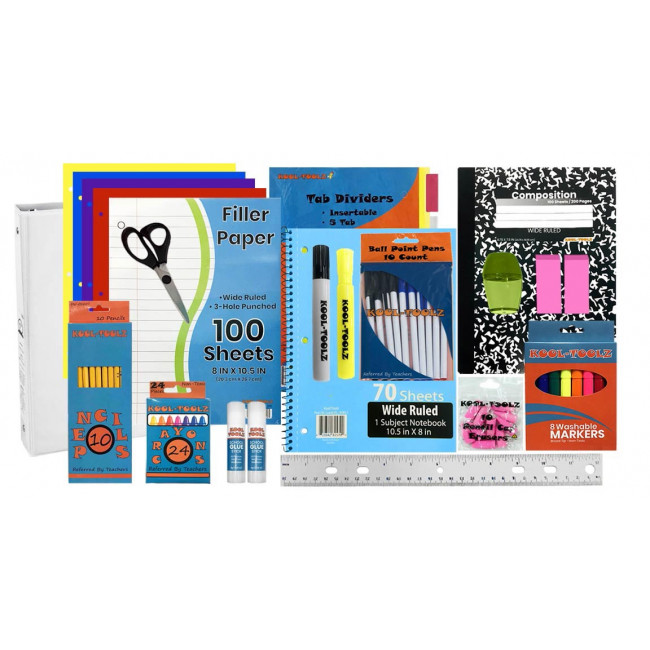 47 Pc. Bulk School Supply Kit - Elementary